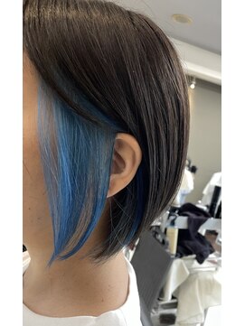 シャンプーボーイエイムス(SHAMPOO BOY aims) インナーカラー　マリンブルー