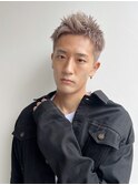 メンズショートヘアスパイキーショート短髪絶壁面長K20241021