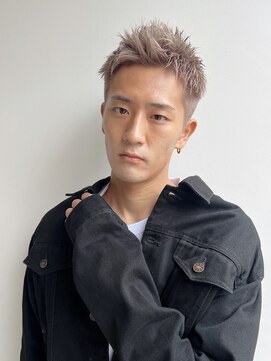 トルネード(TORNADO) メンズショートヘアスパイキーショート短髪絶壁面長K20241021