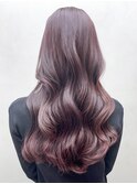ピンクヘアー秋色透明感カラー_ba482841
