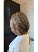 白髪ぼかしハイライトカラー