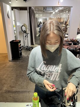 フェリアあべの(FERIA) 【天王寺 あべの】ミルクティーグレージュ