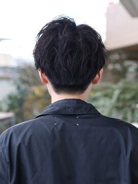 リップス 池袋(LIPPS) ニュアンスカールパーマアップバング韓流マッシュ刈り上げ