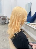 ブロンドカラー/ケアブリーチ抜きっぱなし/ハイトーン/名古屋