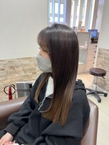 グレースバイハピネス(grace by happiness) ミディアム　伸ばしかけ　艶髪