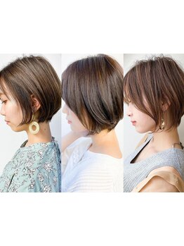 ダメージレスな白髪染めの薬剤◎白髪をしっかりカバーして雰囲気も若々しく♪明るいカラーOK！【白髪染め】