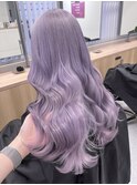 くびれヘア/アプリコットオレンジ/夏のヘアアレンジ/渋谷
