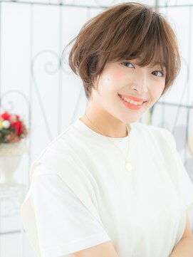 トレースバイエイト 浦和(trace by 8) 浦和/髪質改善/マロンベージュ☆ゆるふわフェザーショートf