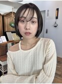 伸ばしかけ前髪も可愛く！シースルーバング
