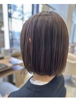 ディーボーイ 健軍店(D-BOY)&nbsp;ブリーチ/ハイライト/切りっぱなしボブ/ボブ/ブラウン