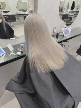 プライズ 成増店(prize) グレージュダブルカラーグレーカラーシルバーカラー