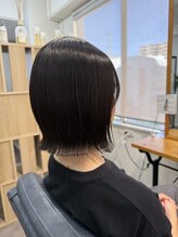ヘアーデザイン ビバース(hair design vivarth) ぱつっと切りっぱなしボブ[志木・新座]