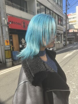 ジブル(Giblle.) 【Giblle.】ウルフ/透明感カラー/ハイトーン/熊本美容室/下通り