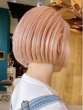 リノショアーズ 日本大通り店(RINOSHORES) 20代30代ダブルカラーブリーチ立体感グラデーション透明感カラー