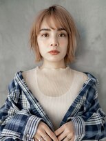 ギークス(GEEKS)&nbsp;【GEEKS渋谷】レイヤーボブ/くびれボブ/ブリーチカラー/20代30代