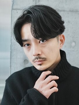 レタッチバイフィフス(RETOUCH by fifth) 原宿ニュアンスパーマルーズパーマメンズヘアセンターパート30代