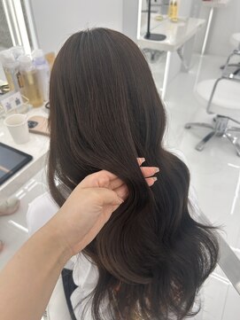 コア プラス 立川(COA PLUS) 韓国風レイヤーカット髪質改善ダブルカラーハッシュカット轟れな