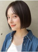 【Hairate本川越】パツっとラインが可愛いボブ