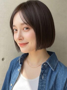 ハイレート ウニクス川越店(Hairate) 【Hairate本川越】パツっとラインが可愛いボブ