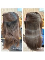 アグ ヘアー ナッツ 秦野店(Agu hair nuts) 美髪縮毛矯正×ULTOWAトリートメントで乾かしただけで艶髪に☆