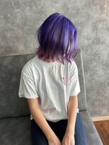 コルト(COLT) 圧倒的な存在感!バイオレットグラデーションボブ