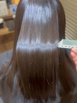 プラタナス 府中店(PLATANUS)の写真/今まで効果を感じられなかった方も◎本格髪質改善トリートメントで、内部補修＆毛髪強化で憧れの艶髪へ♪