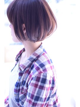 イースタイル 一社店(e style) 簡単なツヤ出しショートボブ