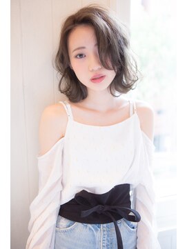 シャイン ヘア ブレンド 二子玉川(Shine hair blend) 【二子玉川】丸みショート無造作カールボブディイルミナカラー14