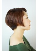優しいショートボブ　RENJISHI 石元