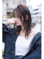 レニーバイエース(LANY by ACE)&nbsp;【LANY 横浜】ゆるふわミディ×セピアアッシュ