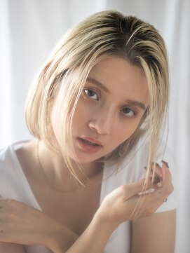 シャンプー ひろせ店(SHAMPOO) アレンジも自由に楽しめるロブヘアはツヤで大人っぽく