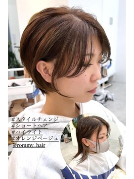 ロミー 本厚木(ROMMY.) ハンサムショート☆小顔サイドバング◎ROMMY.田中