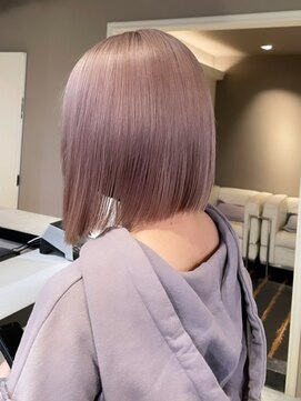 ベレーザ 渋谷(BELEZA) ba211_2wayバングオン眉ショートミルクティーピンクボブウルフ