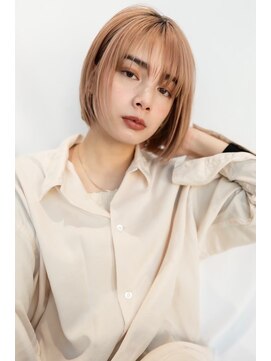 オースティン 調布アミックス(AUSTIN) 大人かわいい前髪セシルカットココアブラウンフリンジウェーブ