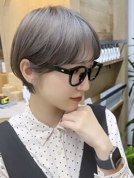 ビュー フクオカ(VIEW FUKUOKA) 黒染め似合わせカットショートボブ学割u24ヘアドネーション