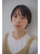 ヘアメイク エイト キリシマ(hair make No.8 kirishima) シースルーバング×ショート・instagram @no8_doc_shinichi