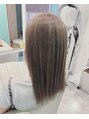ワクヘアー(WaKu hair) 全頭ブリーチからベージュ多めのグレージュのくすみカラーに☆