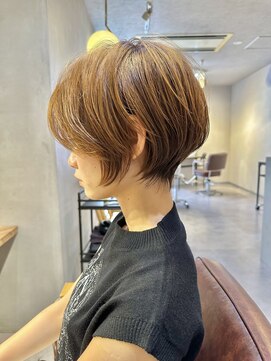 ナンバー 六本松(Number) 大人可愛い20代30代40代丸みショートボブ/クビレショート/韓国