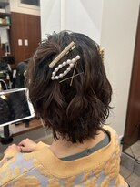 リュック(RYUCK)&nbsp;直毛ショートのゆるふわアレンジ♪