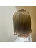 オーガニックマインド 坂戸 鶴ヶ島(organic+mind)&nbsp;30代40代ダブルカラーミルクティアッシュデザインカラー透け感