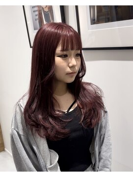 シアン 矢場町店(CYAN.) ボルドーカラー×レイヤーロングで秋hairに~