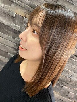 オンリー(ONLY) イルミナカラー×髪質改善×カット