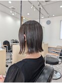 1.ボブ/インナーカラー/ミディアムヘア/縮毛矯正/髪質改善