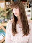 透け感大人かわいい韓国風ミルキーベージュc6志木20代30代40代