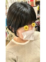 アンケア(an care)&nbsp;ナチュラルボブ×大人ショートボブ×前髪あり