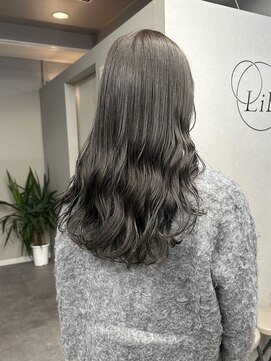 リブロ(LiBro) グレージュ大人ガーリー暗めカラーこなれミディメルティーカラー