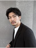 スパイキーショートニュアンスパーマスペインカールメンズ北千住