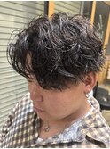 メンズパーマ/ツイストスパイラル/小牧/美容院