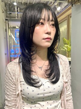 グロウ 渋谷(grow) 【黒髪☆韓国レイヤースタイル】