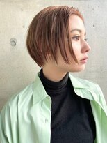 エリマ 横浜西口(elima) 顔周りレイヤーカットくびれヘア切りっぱなしボブ大人ボブ30代